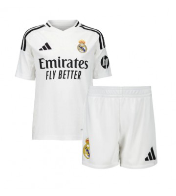 Real Madrid Hjemmebanesæt Børn 2024-25 Kort ærmer (+ korte bukser)